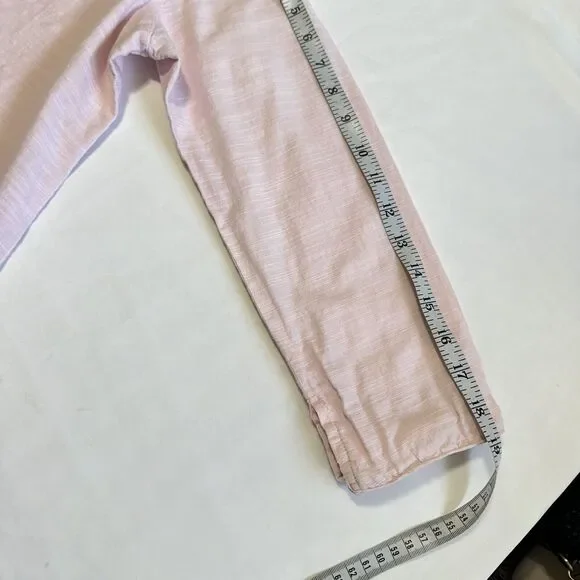 Girls Pink Hand Made Embroidered Long Sleeve Shirt Floral Plants Sz XL-XXL - Picture 10 of 11